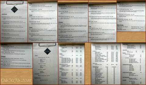 Baguio Outlook Steak and Grill at Grand Sierra Pines Hotel updated menu