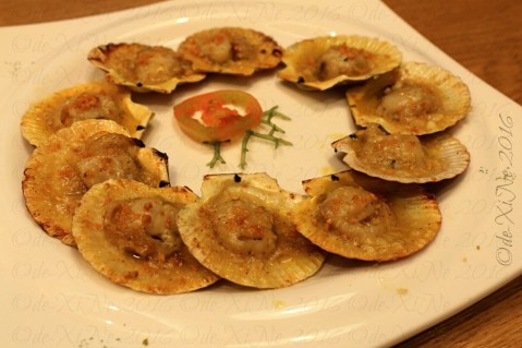 Baguio Kuya J Restaurant grilled scallops