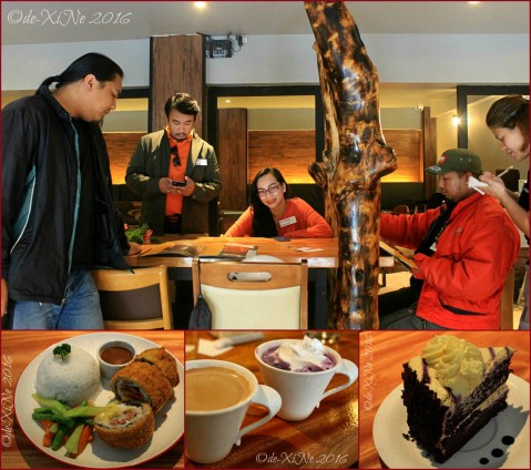 EatsOA, Watwat World at Baguio Il Padrino Caffe+Ristorante with bangus cordon bleu, purple yam cake and sample shots of purple yam frappe and peanut brittle frappe