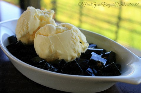 La Trinidad metro Baguio Yasuragi Japanese Cuisine vanilla ice cream with coffee jelly