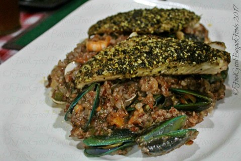 Baguio Chef Didier's Table 2017 Baguio Chef Didier's Table Spiced crusted mahi-mahi, red rice, fruits of the sea
