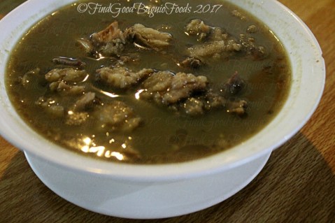 Baguio Mang Ed Bakareta Cafe and Restaurant pinapaitan papaitan