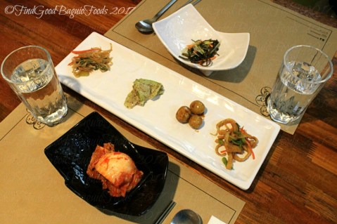 Baguio Batobato Plate side dishes/banchan kimchi