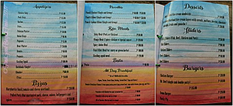 Baguio Joie de Vivre Cafe 2017 Baguio Joie de Vivre Cafe menu