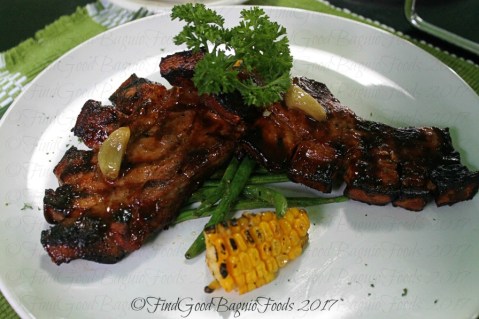 Baguio Chives Bistro Cafe - Eat 'n Share BBQ glazed grilled pork belly