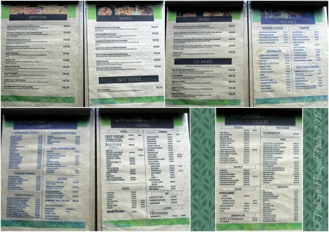 Baguio Hardin Resto Cafe menu 2017