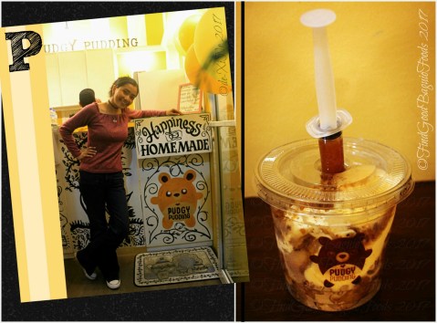 at Baguio Pudgy Pudding with apple pie warm pudding 2017