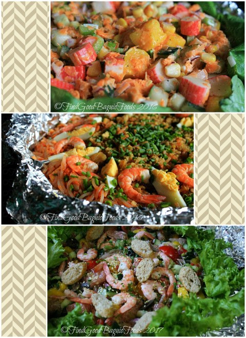 Baguio Julie's Homemade Palabok, Atbp. 2016-2017 Baguio Julie's Homemade Palabok, Atbp. crab stick salad, palabok, mango pomelo shrimp salad
