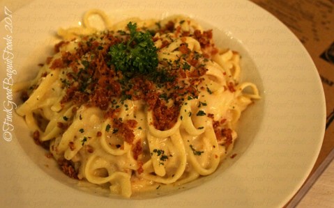 La Trinidad metro Baguio Sinner or Saint Cafe pinikpikan pasta 2017