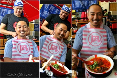 Baguio Ramen Nagi bib for Sir Dean 2017