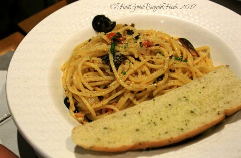 Baguio The Old Spaghetti House sardines in olive oil pasta 2017