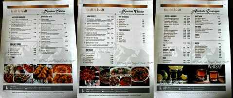 Baguio Half & Half - Kitchen and Pub (Nepalese and Filipino Cuisine) menu 2017