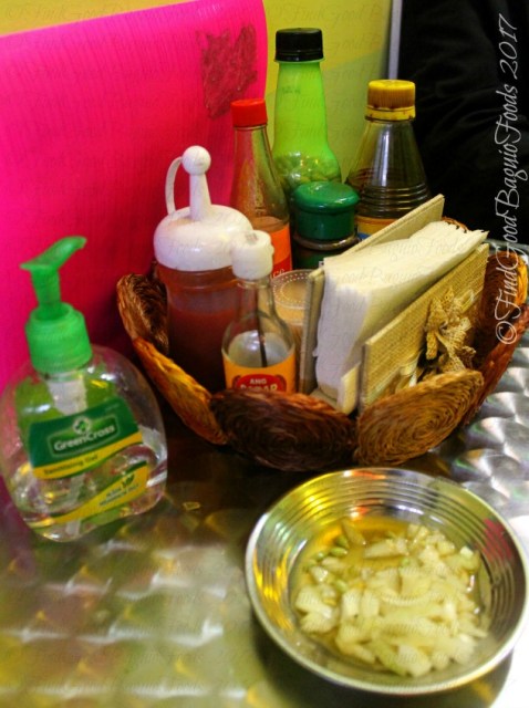 Baguio Moe's Snack Hauz condiments and handwash 2017