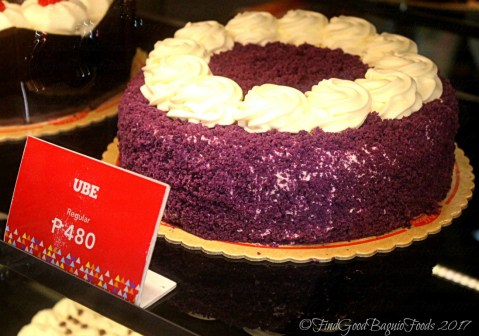 Baguio Red Ribbon at SM ube cake 2017