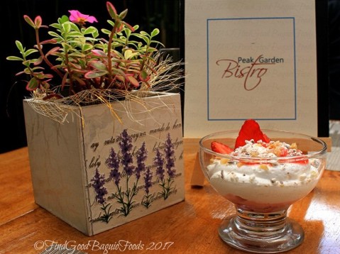 Baguio Peak Garden Bistro eton mess 2017
