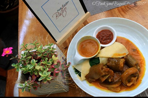 Baguio Peak Garden Bistro ox tail kare kare 2017