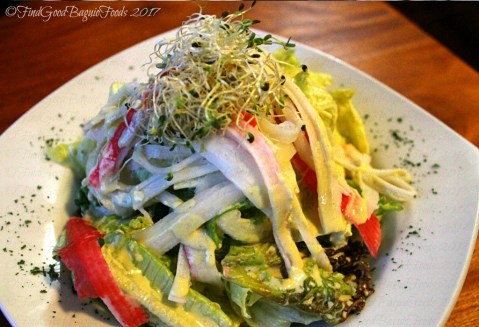 Baguio Veneer Resto Cafe crab salad 2017