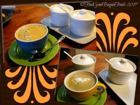 Baguio Veneer Resto Cafe brewed coffee and one refill 2017