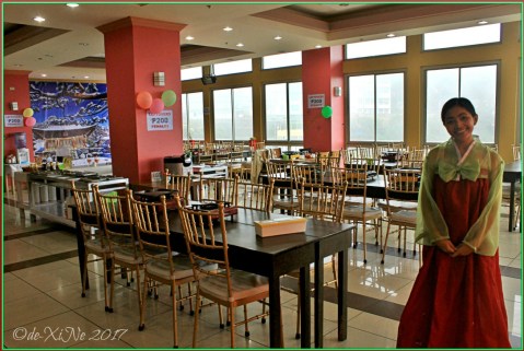 Baguio Korean Manor Buffet 2017 X doing the welcoming at Baguio Korean Manor Buffet 2017