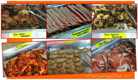 Baguio Korean Manor Buffet 2017 Baguio Korean Manor Buffet choices of meats for Korean grilling 2017