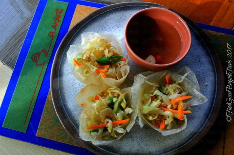 Baguio Plakafe at Le Fern Hotel I open faced lumpia 2017
