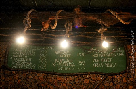 Baguio Il-lengan Slack Off Cafe menu 2017