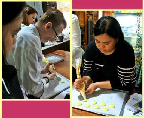 lessons in piping Baguio Baking Workshop with Chef Didier 2018