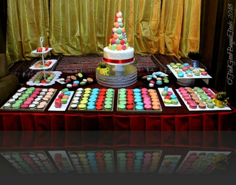 The macaron display at Baguio Baking Workshop with Chef Didier 2018