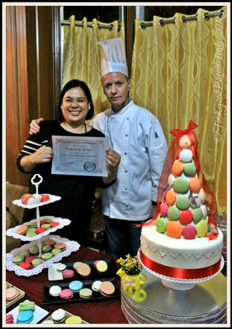 P3 resident chef, Karla, and Chef Didier at Baguio Baking Workshop with Chef Didier 2018