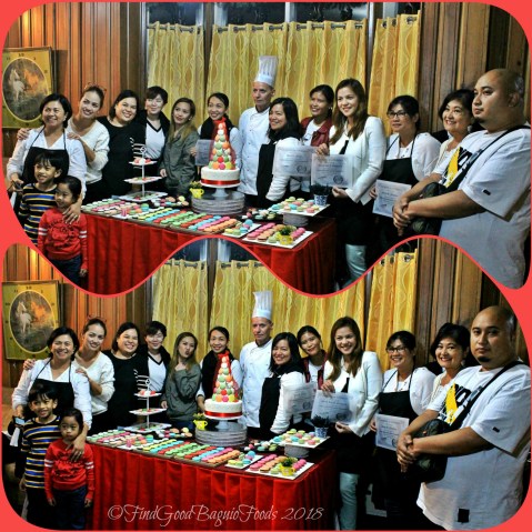 graduates at Baguio Baking Workshop with Chef Didier 2018