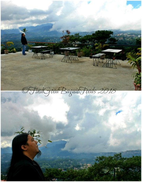 Baguio What's Up Duck Cafe & Resto outdoor dining/view deck 2018