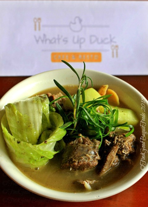Baguio What's Up Duck Cafe & Resto pinikpikang pato 2018