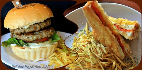 Baguio What's Up Duck Cafe & Resto WUD burger and fried mozzarella 2018