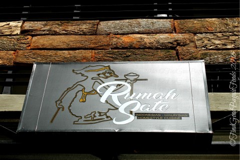 Baguio Rumah Sate Indonesian-Malaysian Cuisine sign 2018