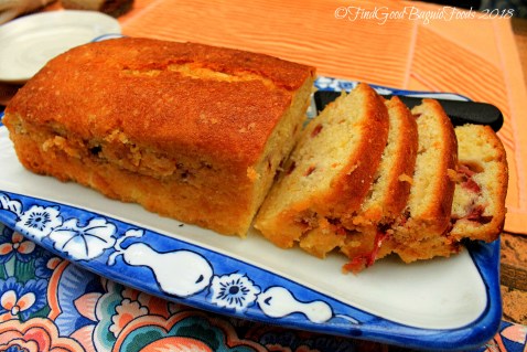 Baguio Maeve Cafe at Lucia's Bed and Breakfast orange-strawberry loaf/pound cake 2018