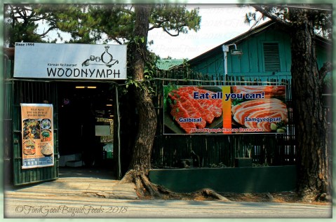Baguio Woodnymph Korean Restaurant Military Cut Off facade 2018
