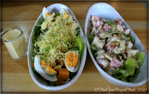 La Trinidad metro Baguio Le Festin Bistro signature salad and apple and chicken salad 2018