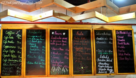 Baguio Cafe Corazon 2018 menu