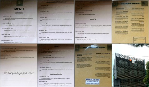 Baguio Raincoat Coffee at G1 Lodge menu 2018