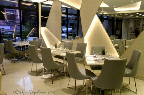Baguio Aura One Hotel in house restaurant dining area 2018