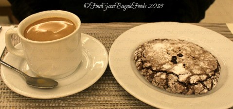 Baguio Aura 1 Hotel inhouse restaurant huge crinkle and brewed coffee 2018