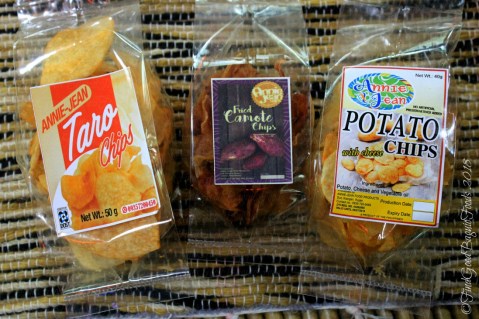 Ifugao Annie Jean Chips 2018 taro chips, fried camote chips and potato chips