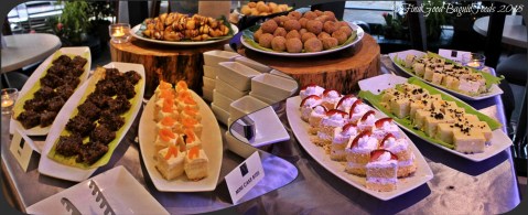 Baguio Aura 1 Hotel inhouse restaurant dessert table 2018