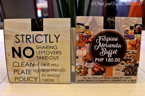 Baguio Aura 1 Hotel inhouse restaurant buffet reminders 2018