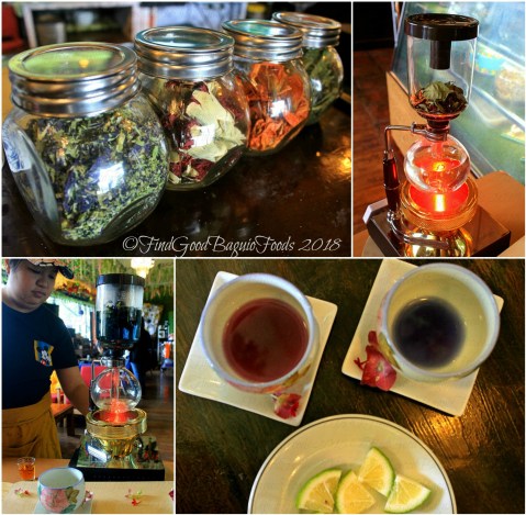 Baguio The Flower Cafe at Villa Romana Hotel 2018 Baguio The Flower Cafe at Villa Romana Hotel flower pot siphon tea 2018