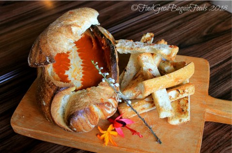 Baguio The Flower Cafe at Villa Romana Hotel 2018 Baguio The Flower Cafe at Villa Romana Hotel tomato soup in a bread bowl 2018