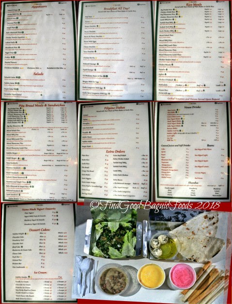 Baguio Habibis Grill 2018 Baguio Habibis Grill menu 2018