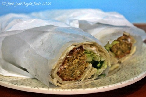 Baguio Amohosein Iranian Food and Beverages falafel sandwich 2018