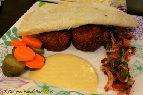 Baguio Elshabab Restaurant (Araby Restaurant) falafel sandwich 2018