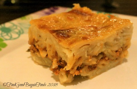 Baguio Elshabab Restaurant (Araby Restaurant) baked macaroni bechamel, Arabic lasagna 2018